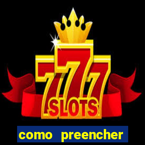 como preencher recibo de pagamento